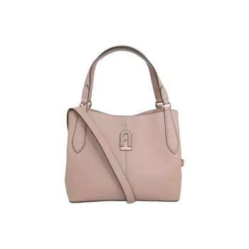Furla Dafne Leather Shoulder Bag Crossbody Bag Handbag Small Size Women's Pink