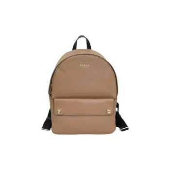 Furla Leather Backpack Women's Brown
