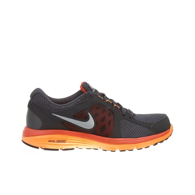 Nike Dual Fusion Run Msl Anthract/Mtllc Sivr Ttl Orng Tm-1