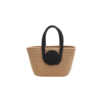 BALANG Rope Braiding Handbag Unisex Khaki & Black/Khaki & White/White & Black/White & Khaki