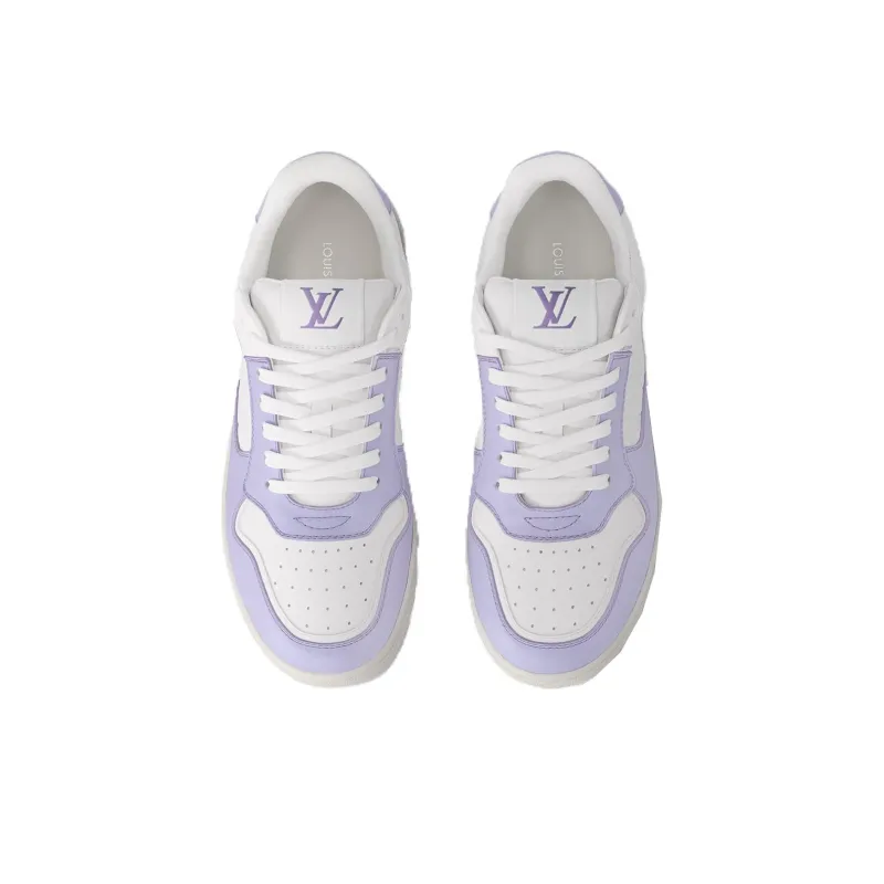LOUIS VUITTON Stadium Skateboard Shoes Women's Purple-4