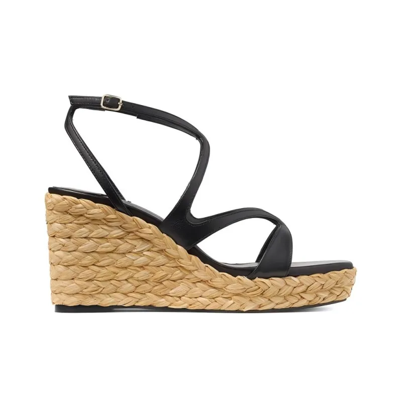 Jimmy Choo Ayla 85mm Wedge Sandals-1