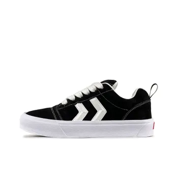 ZUIBANG Puffy Shoes Anti Slip Wear Resistant Low Top Skateboard Shoes Women's Black White