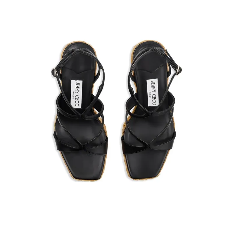 Jimmy Choo Ayla 85mm Wedge Sandals-4