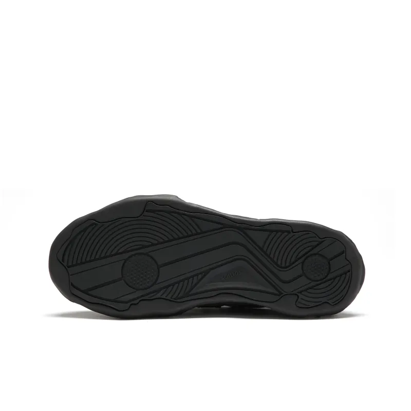 Soilios Anti Slip Wear Resistant Low Top Skateboard Shoes Unisex Obsidian Black-4