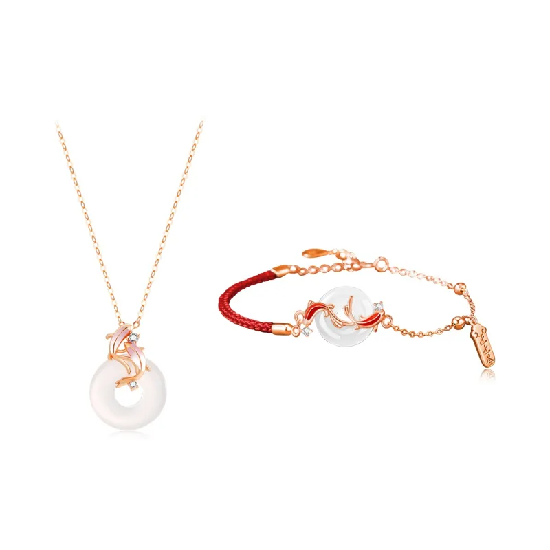COPI Colored Glaze Necklaces Women's-3