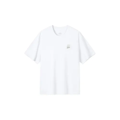 XTEP T-Shirts Unisex Pearl White