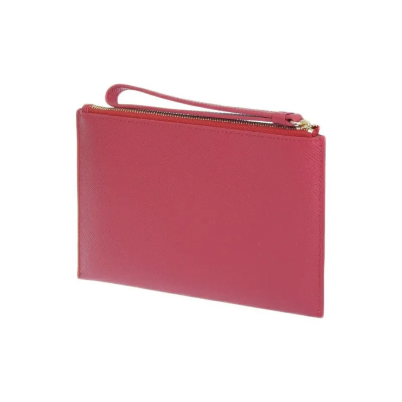 Furla Leather Clutch Extra Large Women's Geranium Color-2