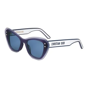 DIOR Acetate Cat Eye Sunglasses Women's Blue