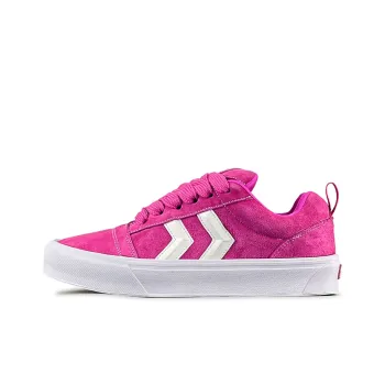 ZUIBANG Puffy Shoes Anti Slip Wear Resistant Low Top Skateboard Shoes Women's Rose Red