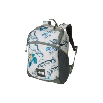 THE NORTH FACE Recycled Nylon Backpack Medium Size Kids' Beige & Gray