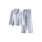 [Long-Sleeved Pants Clothing Sets]Elegant Blue