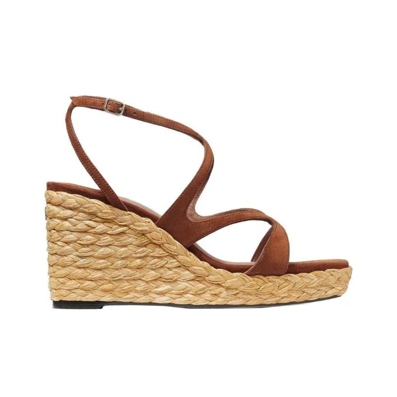 Jimmy Choo Ayla 85mm Wedge Sandals-1