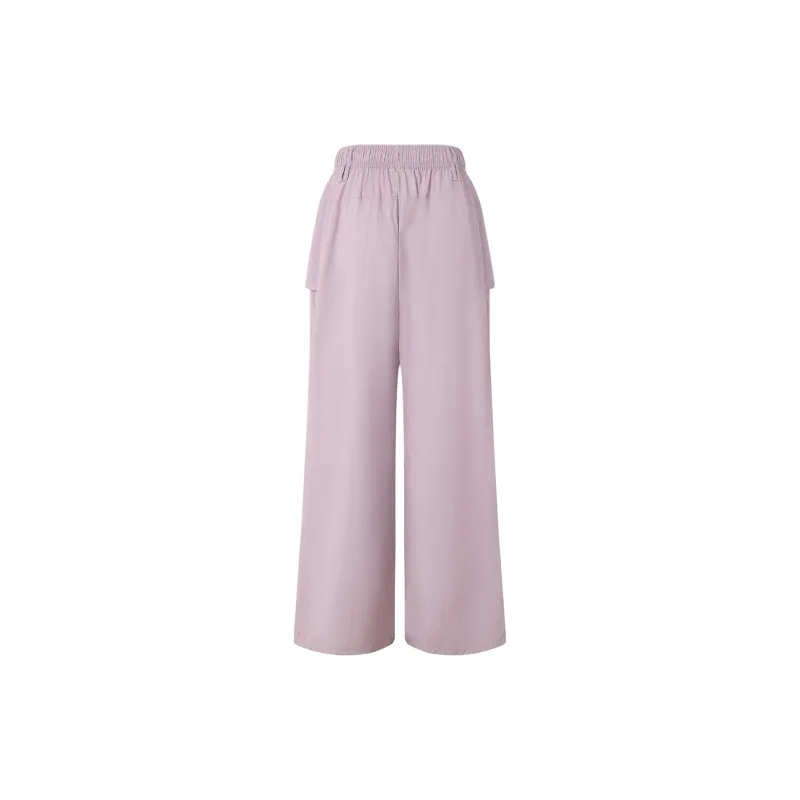 Adidas PARACHUTE TRACKSUIT BOTTOMS Casual Pants Women's Purple Pink-1