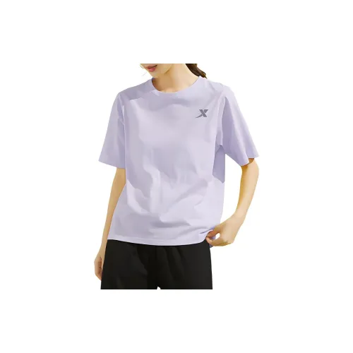 XTEP T-Shirts Women's Sheer Purple