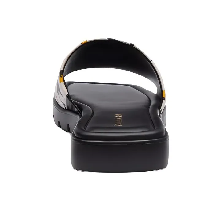 COACH EVA Slide Slippers Women's Black White-4