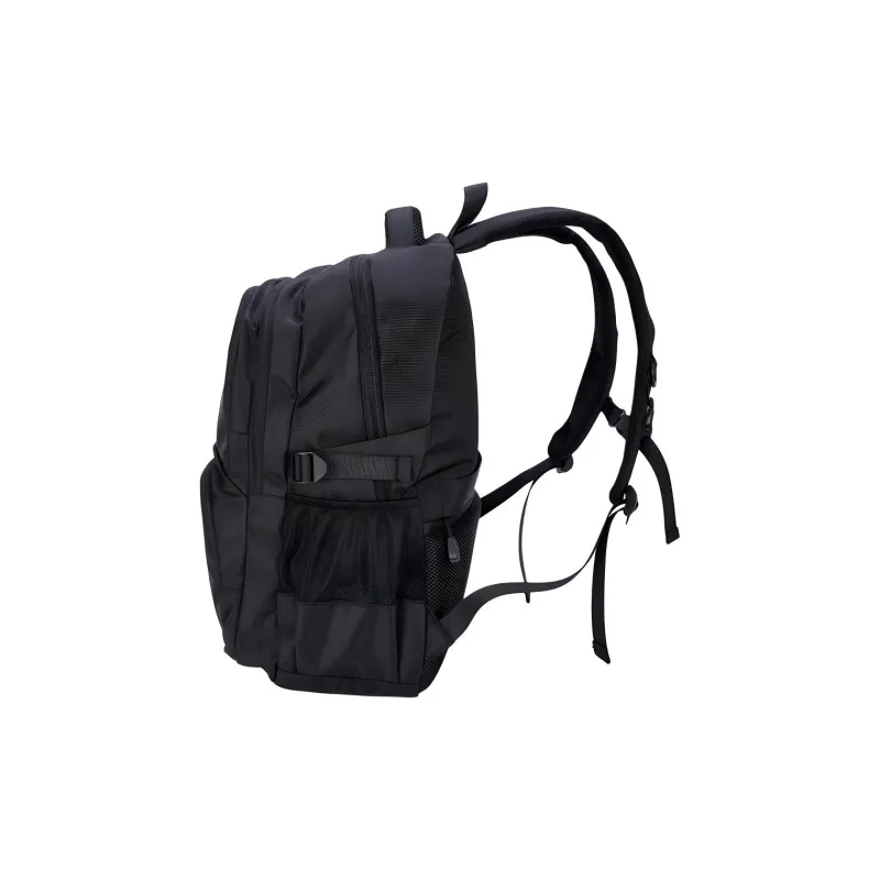 SWISS MILITARY PU Backpack Level 3 Backpack Large Size Unisex Black-3