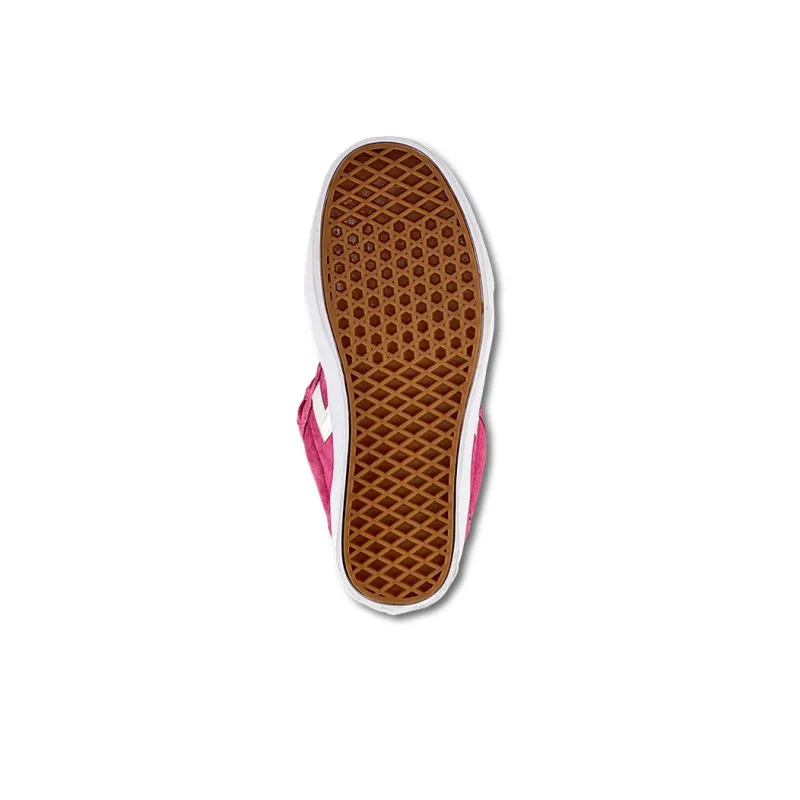 ZUIBANG Puffy Shoes Anti Slip Wear Resistant Low Top Skateboard Shoes Women's Rose Red-5