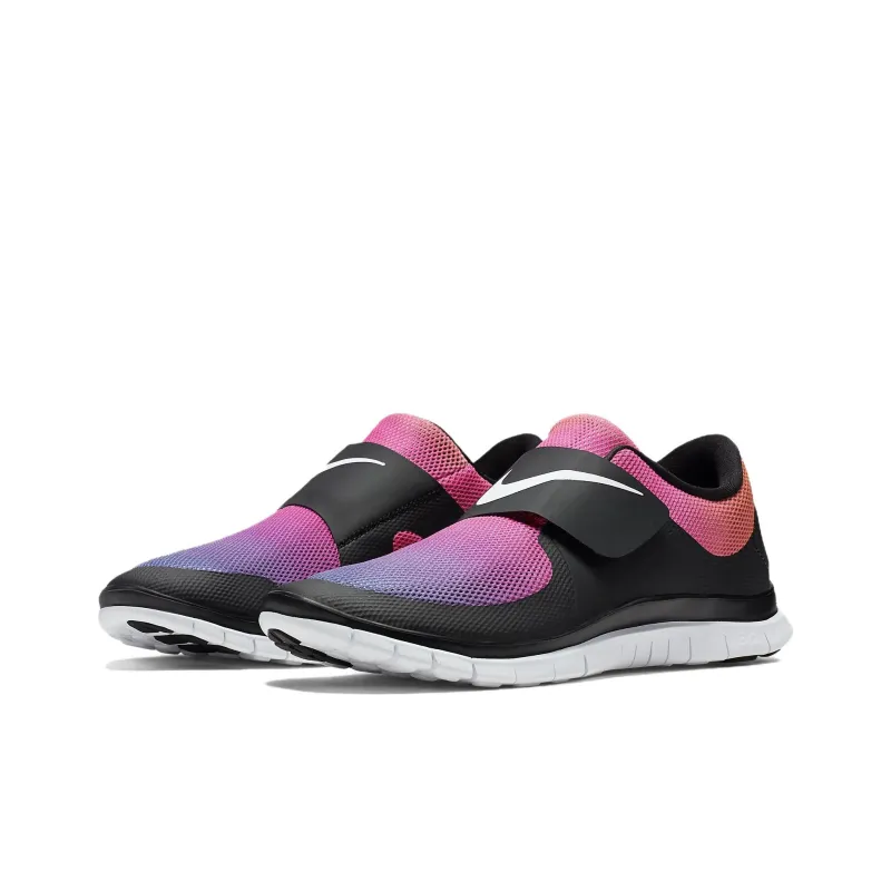 Nike Cushioning Slip Resistant Low Top Running Shoes Men's Black-3
