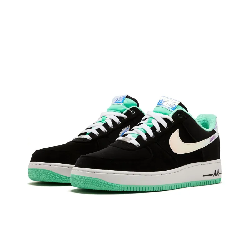 Nike Air Force 1 Low Black Green Glow-1