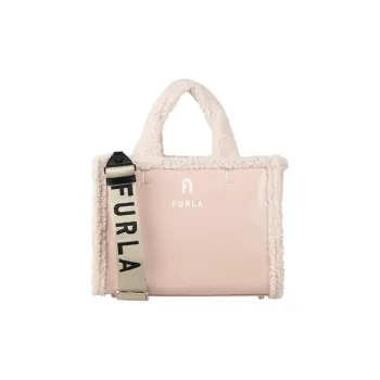 Furla Patent Leather Shoulder Bag, Crossbody Bag, Handbag Women's Pink