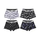 [4 Pack]White Base MO+Black Sole MO+Black Sole G+Navy Blue
