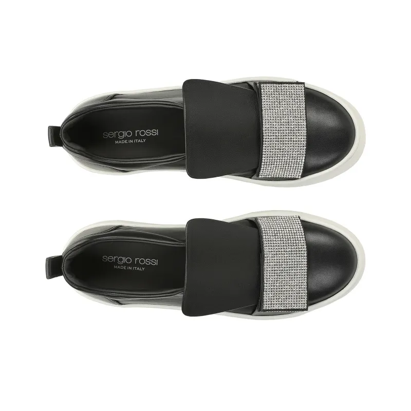 SERGIO ROSSI SR1 Paris Leather Sneakers-3