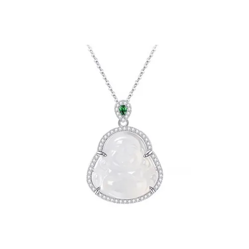 Jade Is Boundless Glutinous Jade Necklaces Unisex