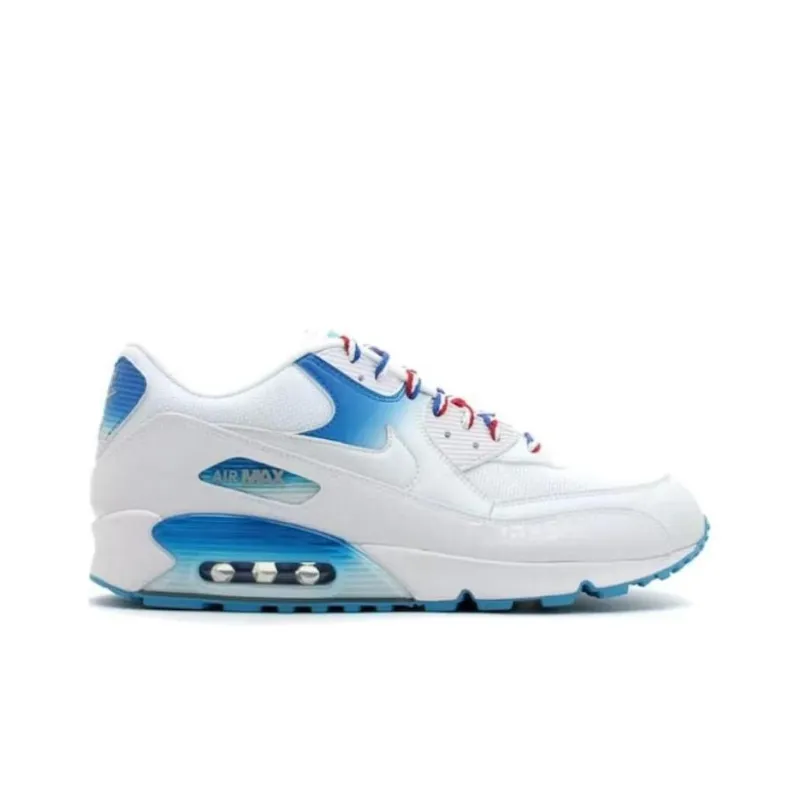 Nike Air Max 90 Premium White Metallic Silver-1