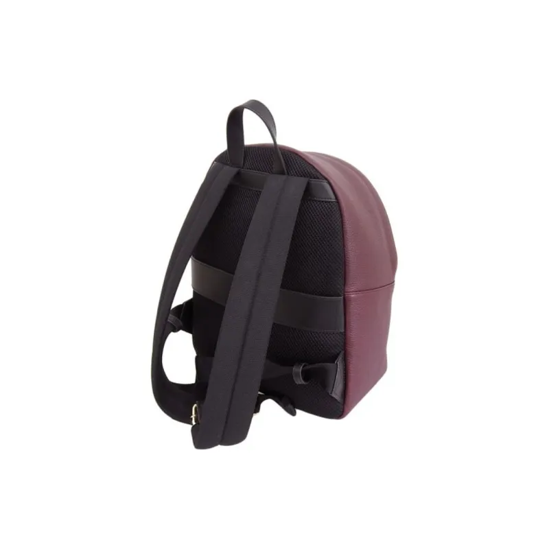 Furla Leather Backpack Women's Burgundy-3