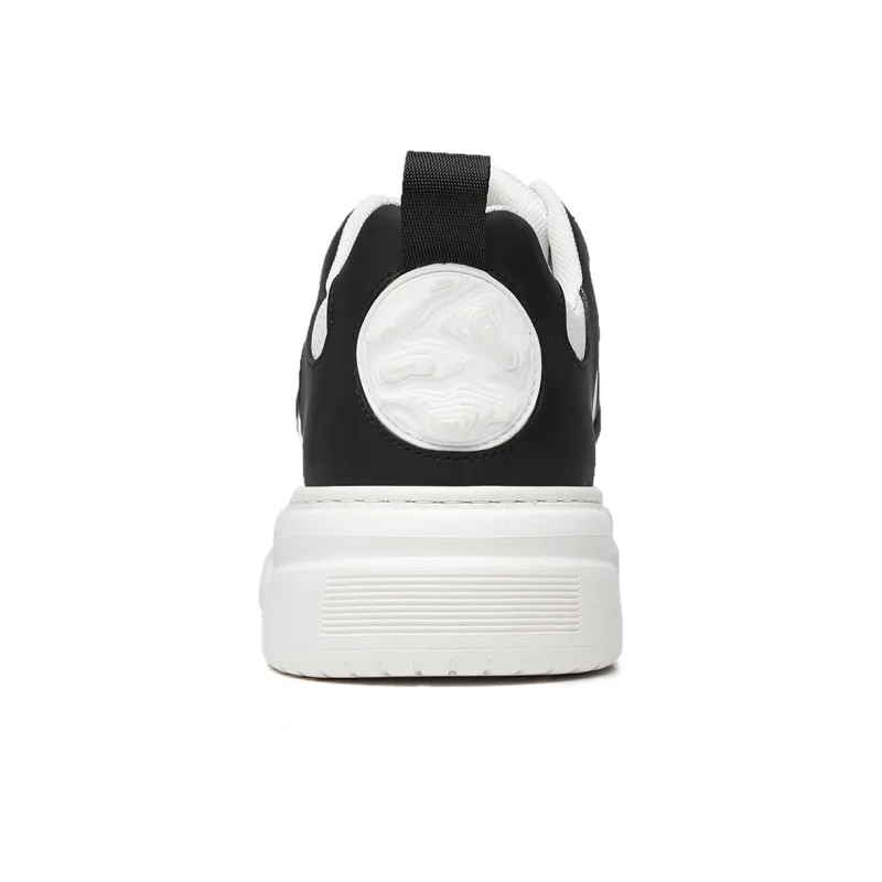 15 MINS Durable Lightweight And Breathable Low Top Skateboard Shoes Men's White Black-4