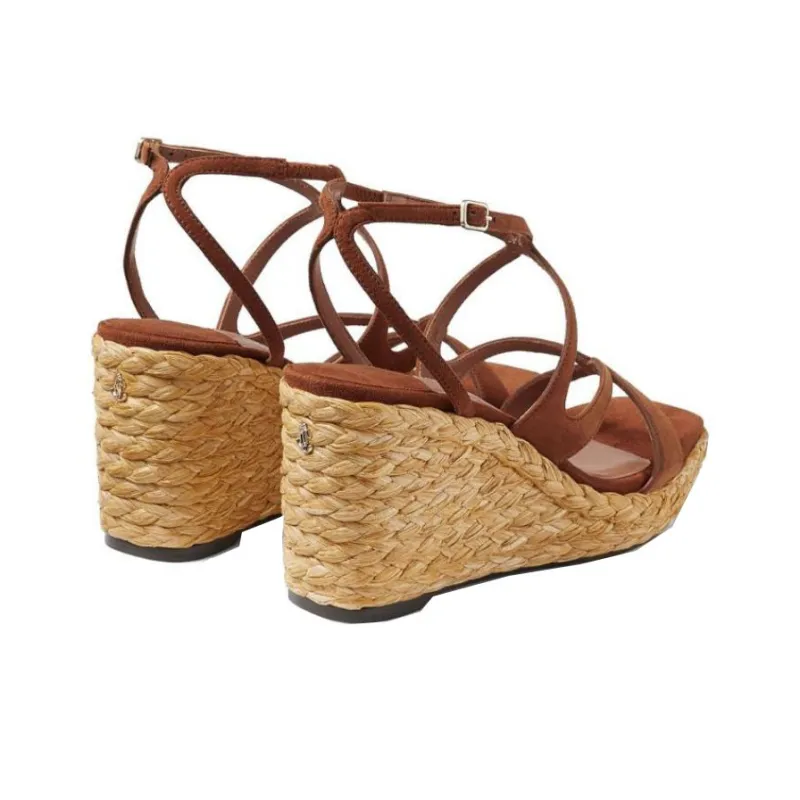 Jimmy Choo Ayla 85mm Wedge Sandals-3