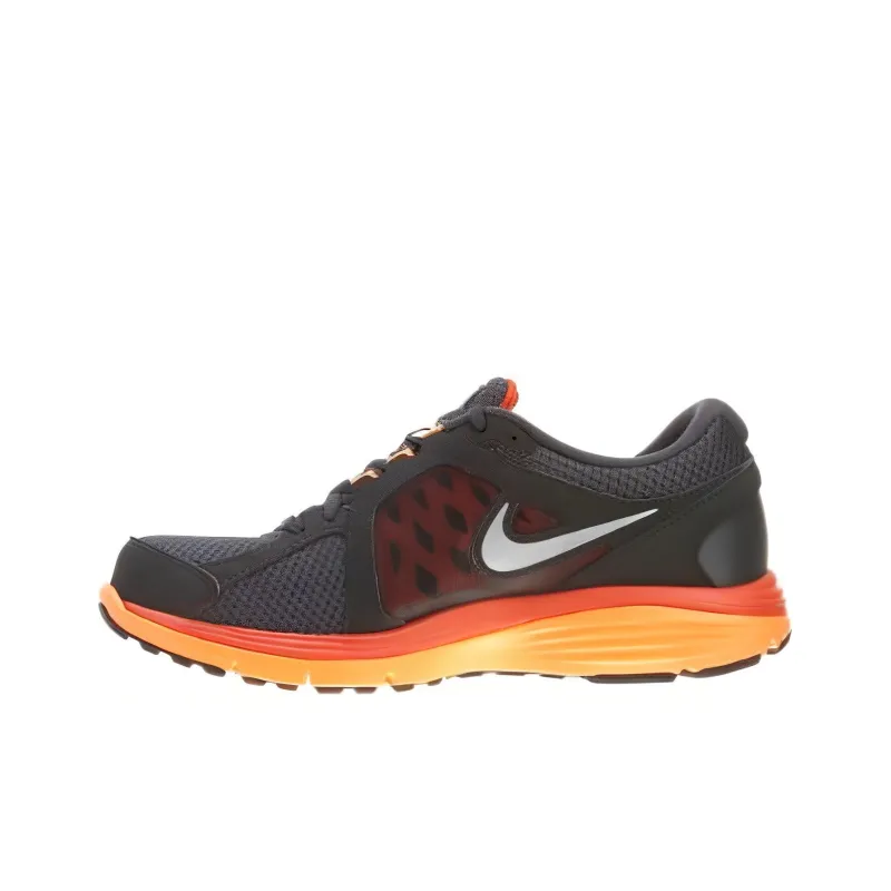 Nike Dual Fusion Run Msl Anthract/Mtllc Sivr Ttl Orng Tm-0