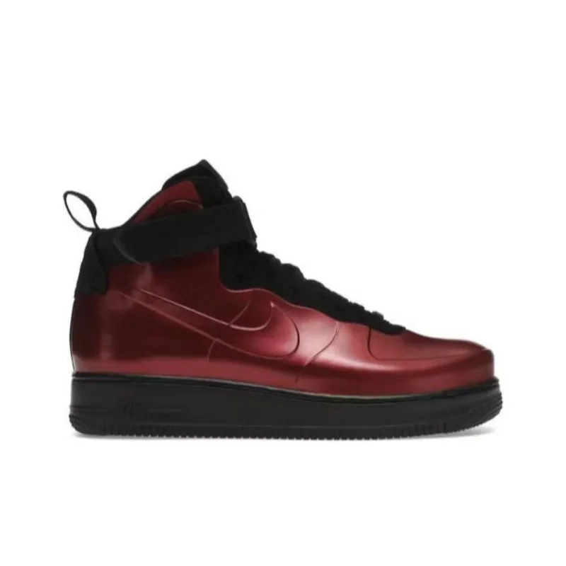 Nike Air Force 1 Foamposite Cup Red Black-1