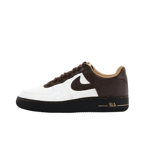 Nike Air Force 1 Cushioning, Wear Resistant Low Top Skateboard Shoes Unisex Brown