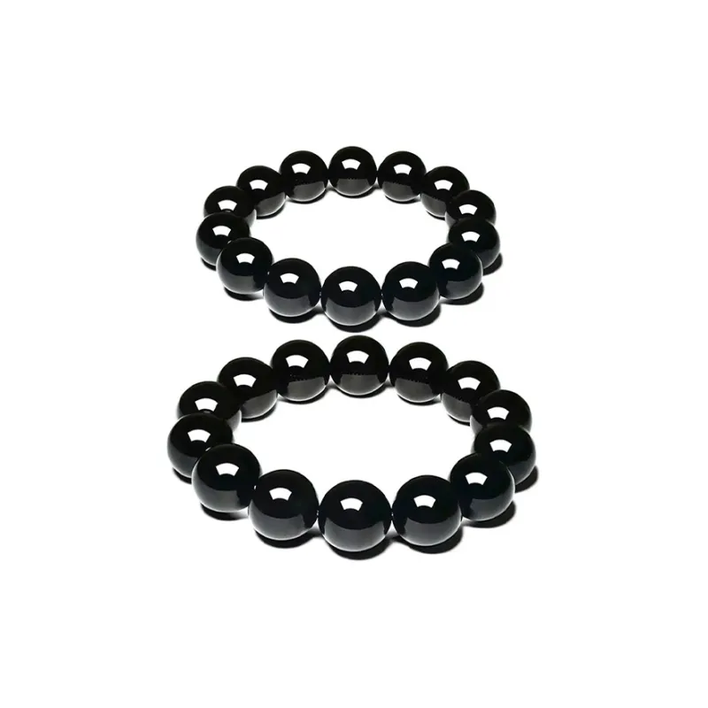 JUICY GRAPE Obsidian Jade Bracelets Unisex-3