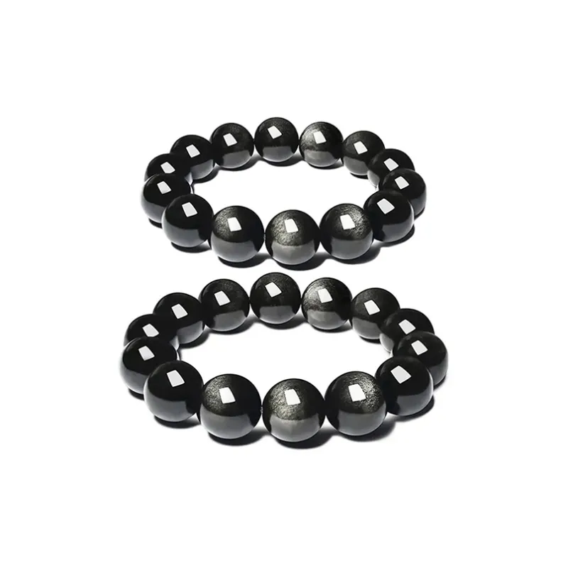 JUICY GRAPE Obsidian Jade Bracelets Unisex-0