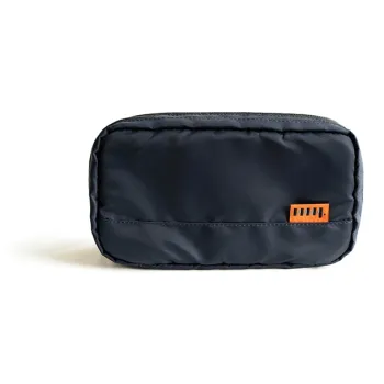 MYBRANDORIGINAL Nylon Polyester Storage Bags Clutches Small Size Unisex Dark Blue