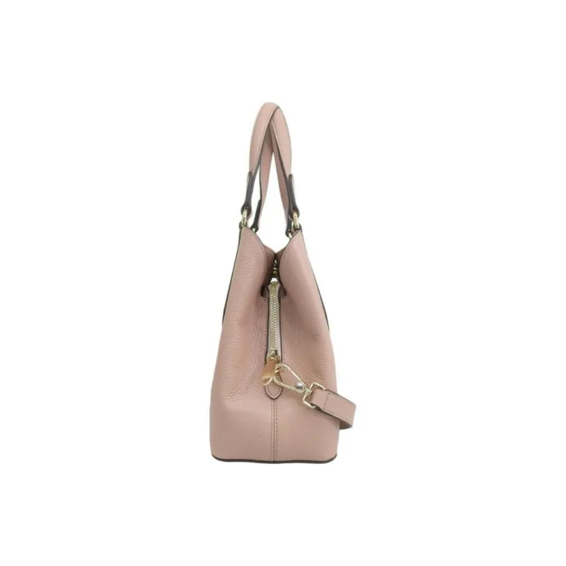 Furla Dafne Leather Shoulder Bag Crossbody Bag Handbag Small Size Women's Pink-3