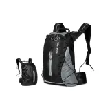 Capacity Upgraded, Includes Rain Covers[16 L Non-Compactible]Gray