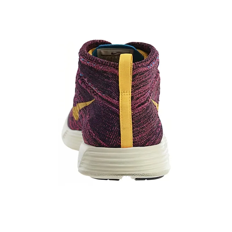 Nike Lunar Flyknit Chukka Grand Purple Laser Orange-2