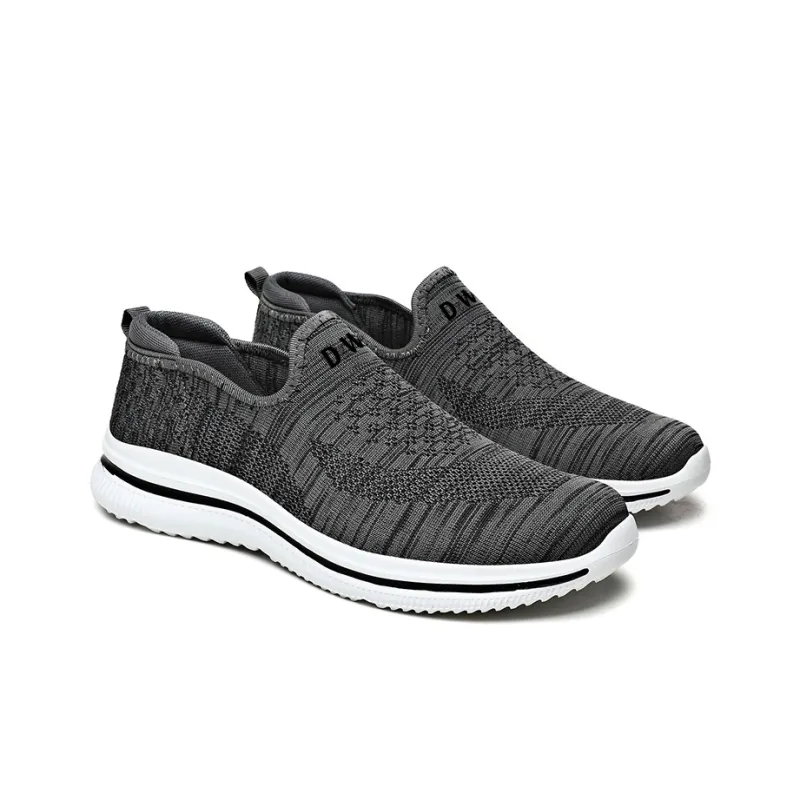 D&W Slip Resistant, Abrasion Resistant, Breathable Low Top Running Shoes Unisex-10