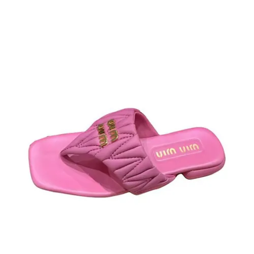 MIU MIU Flip Flops Women's Pink