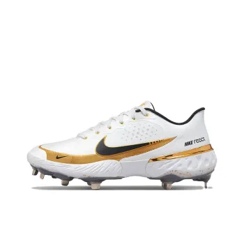 Nike Alpha Huarache Elite 3 Low 'White Metallic Gold'