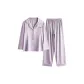 [Long-Sleeved Pants Clothing Sets]Purple