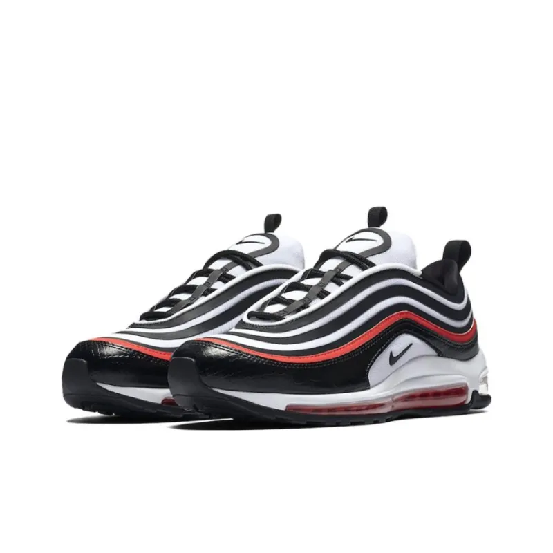 Nike Air Max 97 Ultra 17 Black White Habanero Red Women's-2