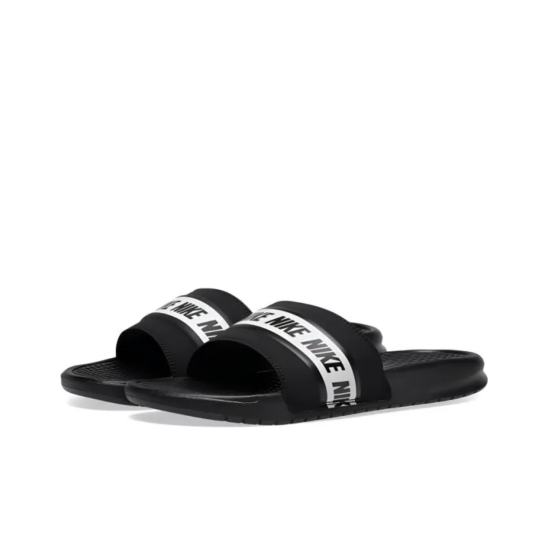 Nike Benassi Print Black White-2