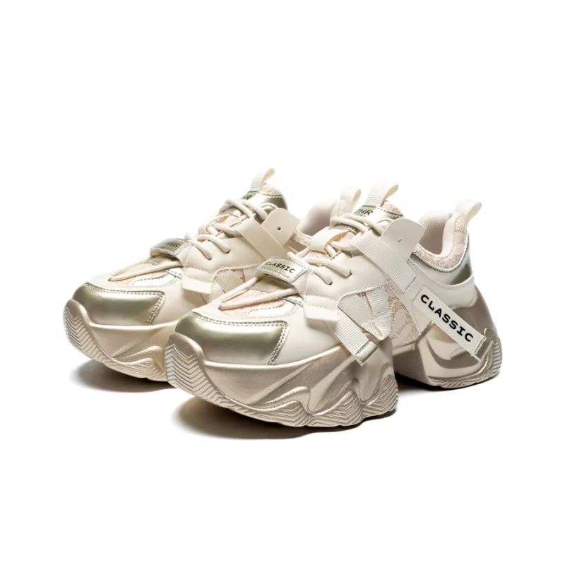 ZHR Cushioning And Breathable Low Top Chunky Sneakers Women's-7