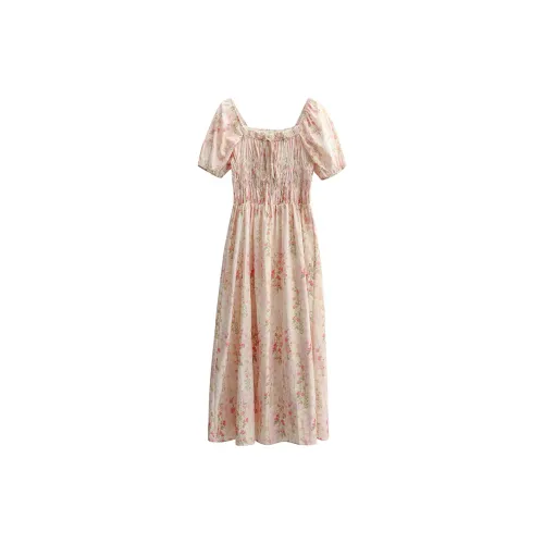 Nooidea Official Short-Sleeved Dresses Women's Light Pink