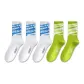 5 Pack (White+White+White+Green+Green)